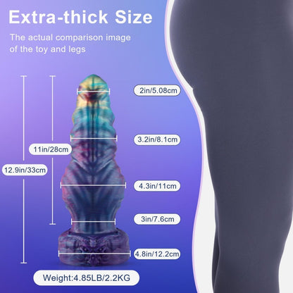 Hug Insertion Butt Plug Fantasy Horse Dildo - Female Masturbation Expansion Anal Silicone Toys