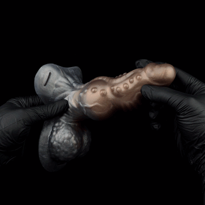 Girth-Enhancing Alien Fantasy Penis Sleeve - Wearable Silicone Cock Extender & Strap-On Harness