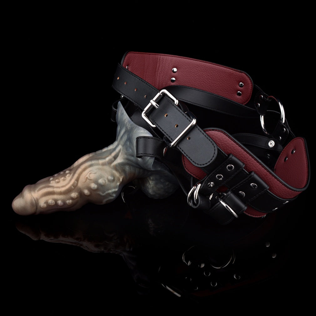 Girth-Enhancing Alien Fantasy Penis Sleeve - Wearable Silicone Cock Extender & Strap-On Harness