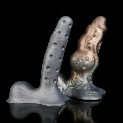 Girth-Enhancing Alien Fantasy Penis Sleeve - Wearable Silicone Cock Extender & Strap-On Harness