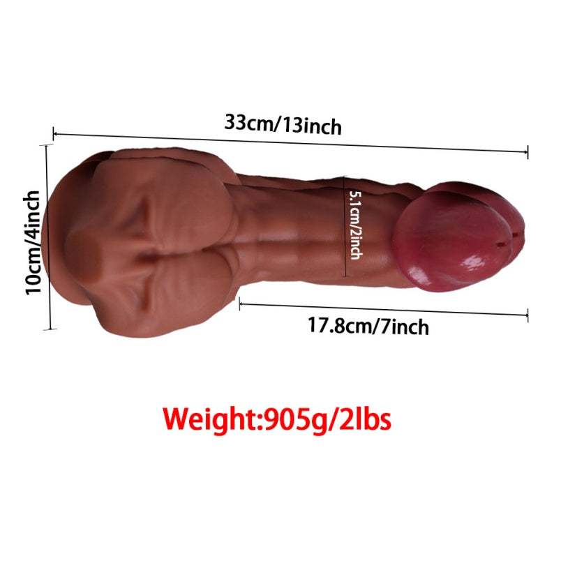 Gode anal Fantasy Monster en forme de S avec ventouse – Jouet en silicone conçu pour la stimulation du point G