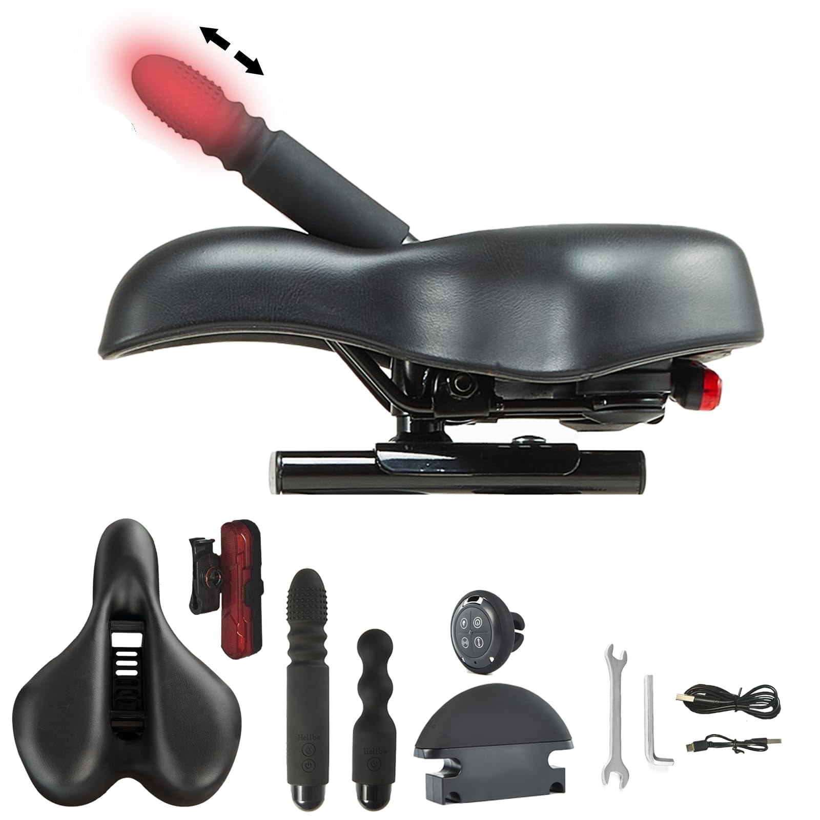 Dildo-Fahrradsattel mit Fernbedienung Diskreter Sattelvibrator fr F Domlust Dildo-Fahrradsattel mit Fernbedienung Diskreter Sattelvibrator fr F Domlust