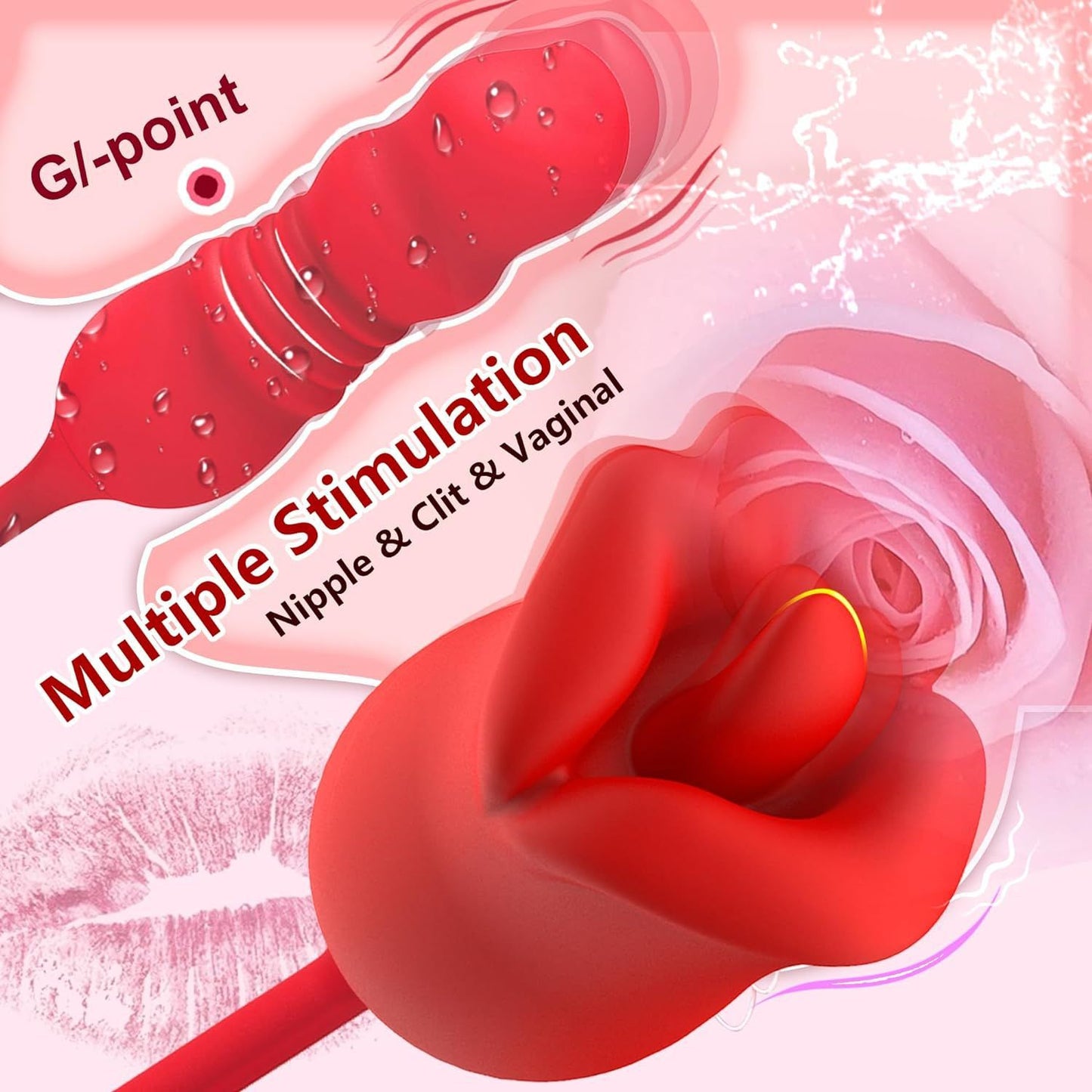 Doppeldildo-Vibrator zur Stimulation der Klitoris – G-Punkt-Stimulator, Geschenk für Frauen