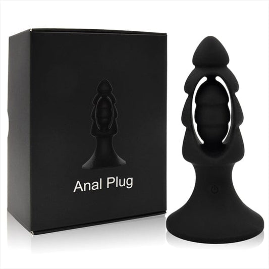 Plug anal arbre de Noël - Plug anal vibrant Dolust Cadeaux de Noël.