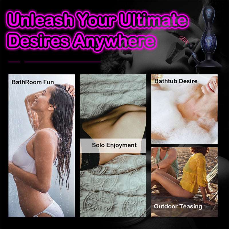 Prostate Massager - Remoter Estim Anal Vibrator - Domlust