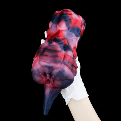 Purple Mist Silicone Dragon Pocket Pussy – Fantasy Beast Alien Masturbator for Male Sex Toys