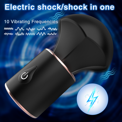 E-stim Magic Wand Vibrator - Pocket Clitoral Nipple Stimulator Sex Toys for Women Men