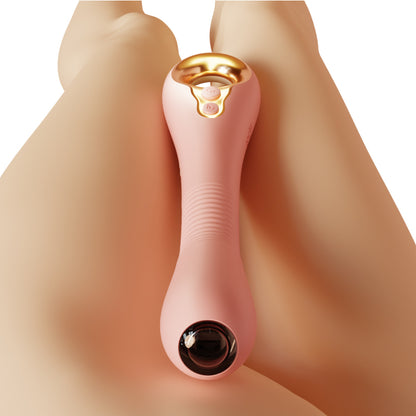 Endoskopischer vibrierender Dildo, Analspielzeug – 360° biegbarer Wärme-Endoskop-Vibrator, Masturbator für Frauen