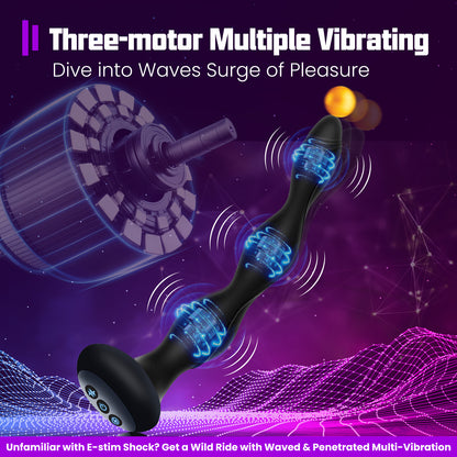 Estim Prostate Massager - Vibrating Butt Plug for Intense Anal Stimulation