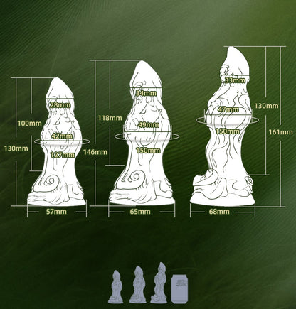 Aries Spiral Alien Dildo with G-Spot Curve — Fantasy Monster Dildo for Deep Internal Stimulation