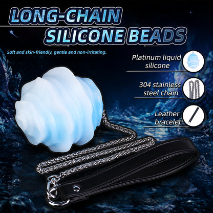 Platinum Silicone Anal Plug, Fist Dildo & Ball Gag in 4 Sizes — Spiral Marine Egg