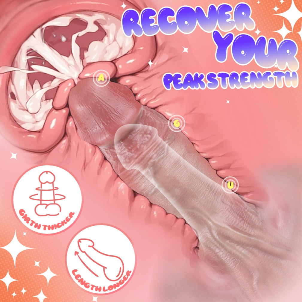 Realistic Wearable Penis Extender Sheath Underwear - Silicone Girth & Length Enhancer Sex Toys