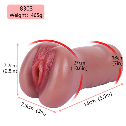 Poupée masturbatrice de poche grandeur nature - Jouets sexuels réalistes pour hommes avec pénis vaginal et fellation