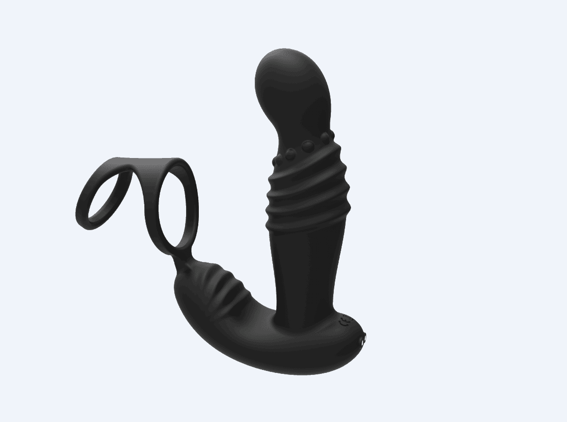 Remoter Thrusting Anal Prostate Massager - Cock Ring Penis Training - Domlust Remoter Thrusting Anal Prostate Massager - Cock Ring Penis Training - Domlust