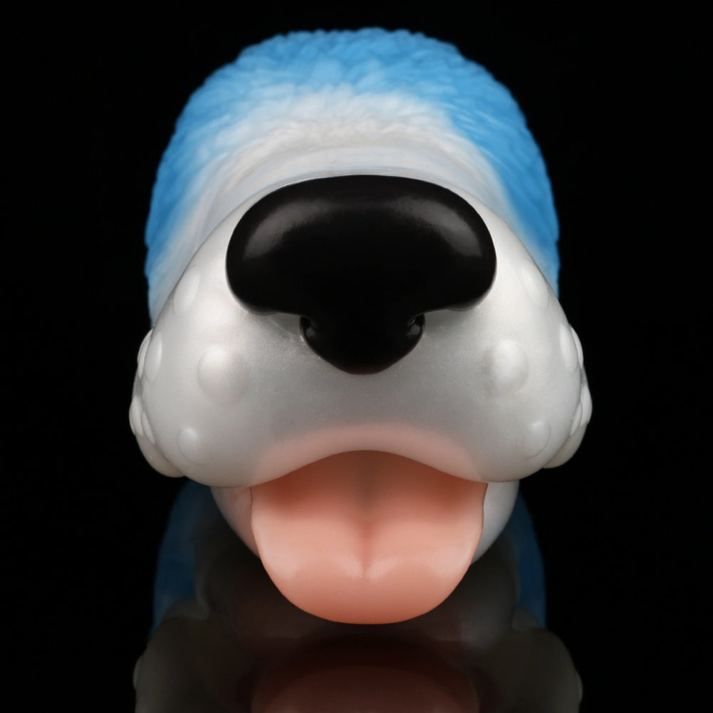 Fantasy Dog-Mouth Blowjob Pocket Pussy - Penis Insertion Massage Silicone Masturbation Toy