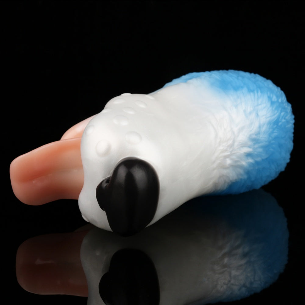 Fantasy Dog-Mouth Blowjob Pocket Pussy - Penis Insertion Massage Silicone Masturbation Toy
