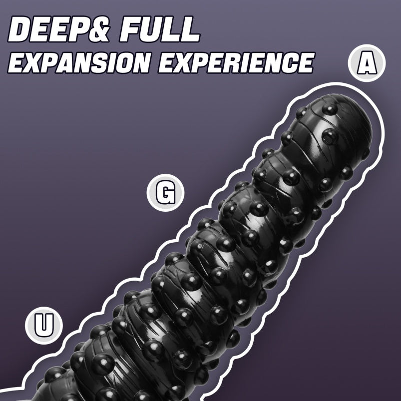 Spiral Fantasy Butt Plug Drakes Dick – Bondage Schwarzes Silikon Analerweiterung BDSM Sexspielzeug