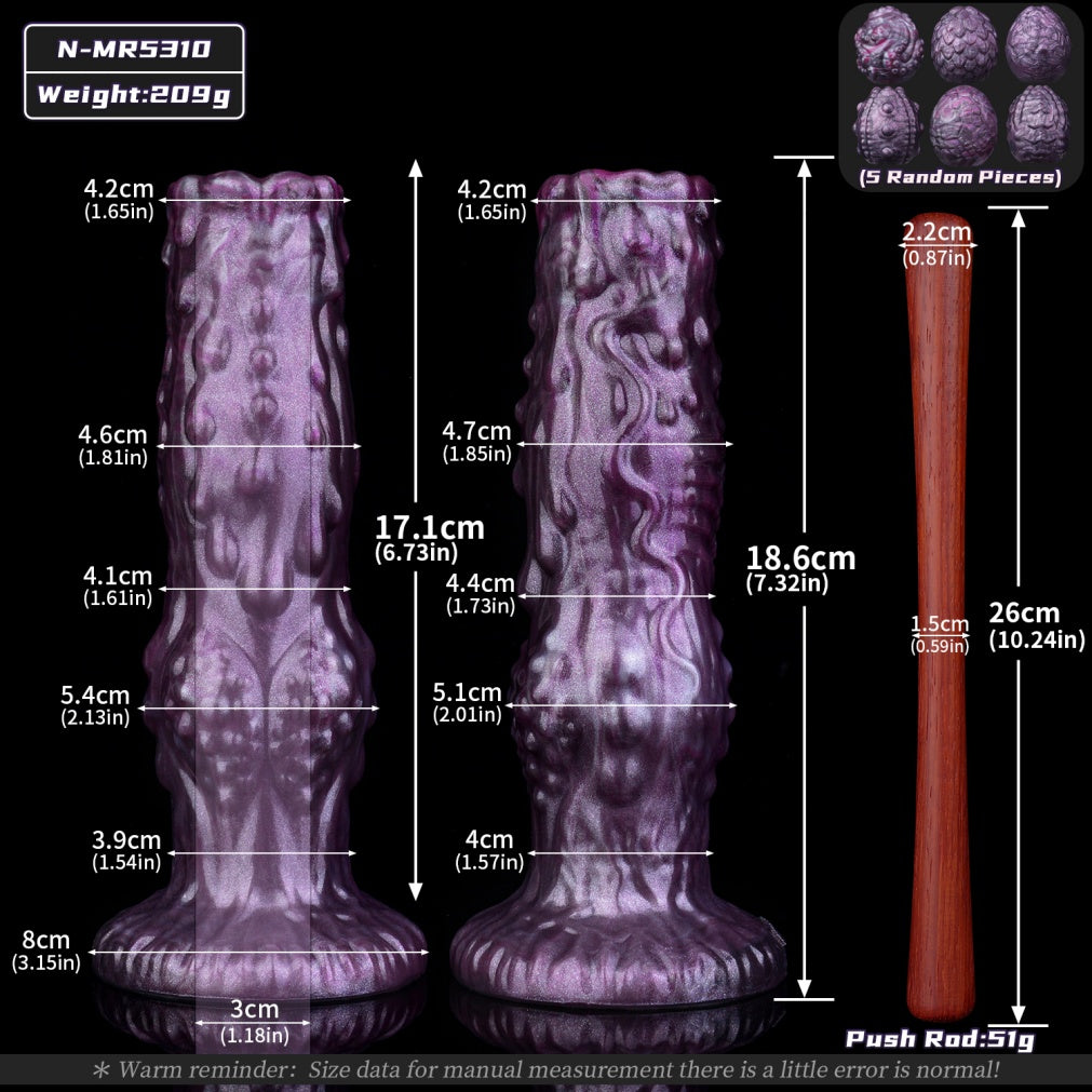 Ovipositor Fantasy Dildo – Egg-Laying Creature Cock, Monster Texture Silicone | Domlust