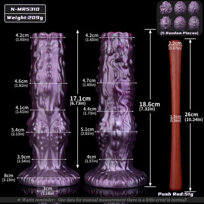 Ovipositor Fantasy Dildo – Egg-Laying Creature Cock, Monster Texture Silicone | Domlust