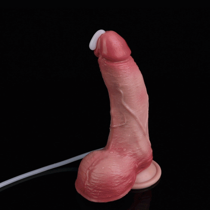 Squirting Dildo with Suction Cup – Realistic Silicone Strap-On for Vaginal Stimulation