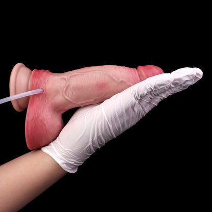 Squirting Dildo with Suction Cup – Realistic Silicone Strap-On for Vaginal Stimulation