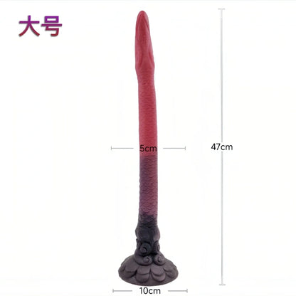Fantasy Long Tentakel Dildo Butt Plug - Leuchtendes Silikon Analpeitsche Expansion Weibliches Sexspielzeug
