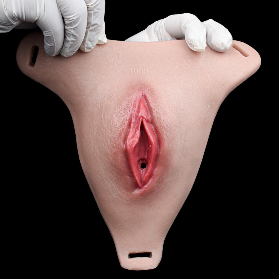 Realistische Silikon-Fake-Vagina-Panty | Tragbare künstliche Vagina-Urinationsvorrichtung für Femboys & Crossdresser