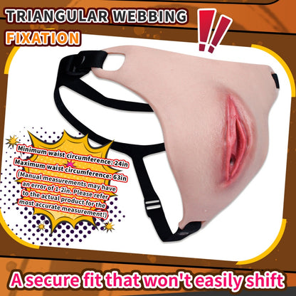 Realistische Silikon-Fake-Vagina-Panty | Tragbare künstliche Vagina-Urinationsvorrichtung für Femboys & Crossdresser