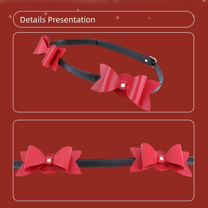 Festive Desire: Christmas Edition Spiked Bow Nipple Clamps & Adjustable Bondage Belt