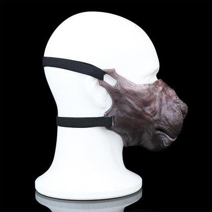 Masque de renard en silicone enchanteur pour bal masqué – Cagoule souple pour BDSM et jeux de rôle érotiques