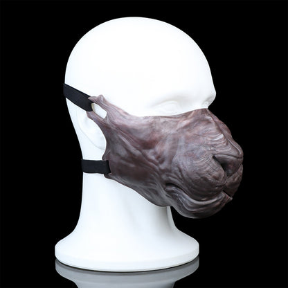 Masque de renard en silicone enchanteur pour bal masqué – Cagoule souple pour BDSM et jeux de rôle érotiques