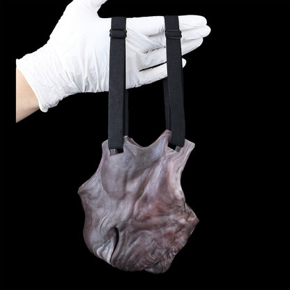 Masque de renard en silicone enchanteur pour bal masqué – Cagoule souple pour BDSM et jeux de rôle érotiques