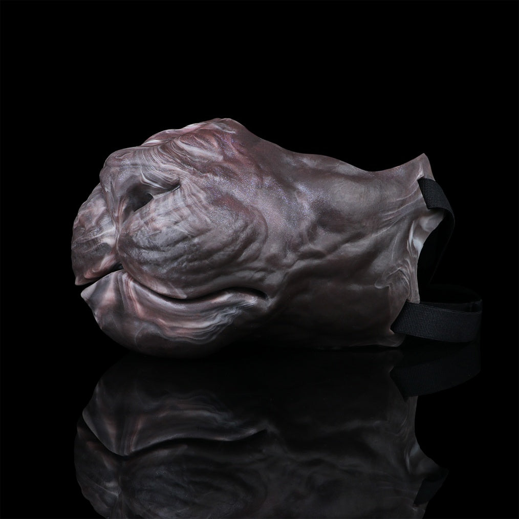 Masque de renard en silicone enchanteur pour bal masqué – Cagoule souple pour BDSM et jeux de rôle érotiques