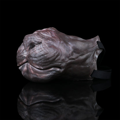 Masque de renard en silicone enchanteur pour bal masqué – Cagoule souple pour BDSM et jeux de rôle érotiques