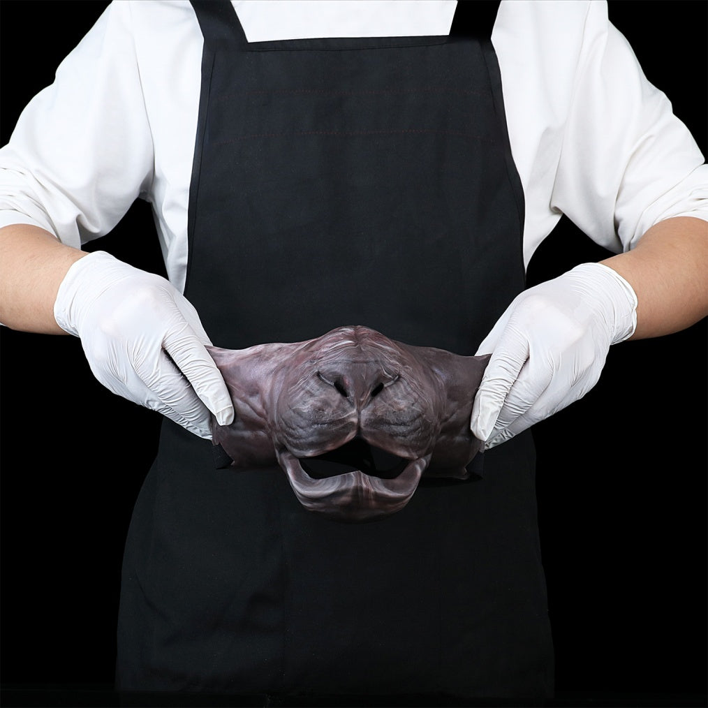 Masque de renard en silicone enchanteur pour bal masqué – Cagoule souple pour BDSM et jeux de rôle érotiques