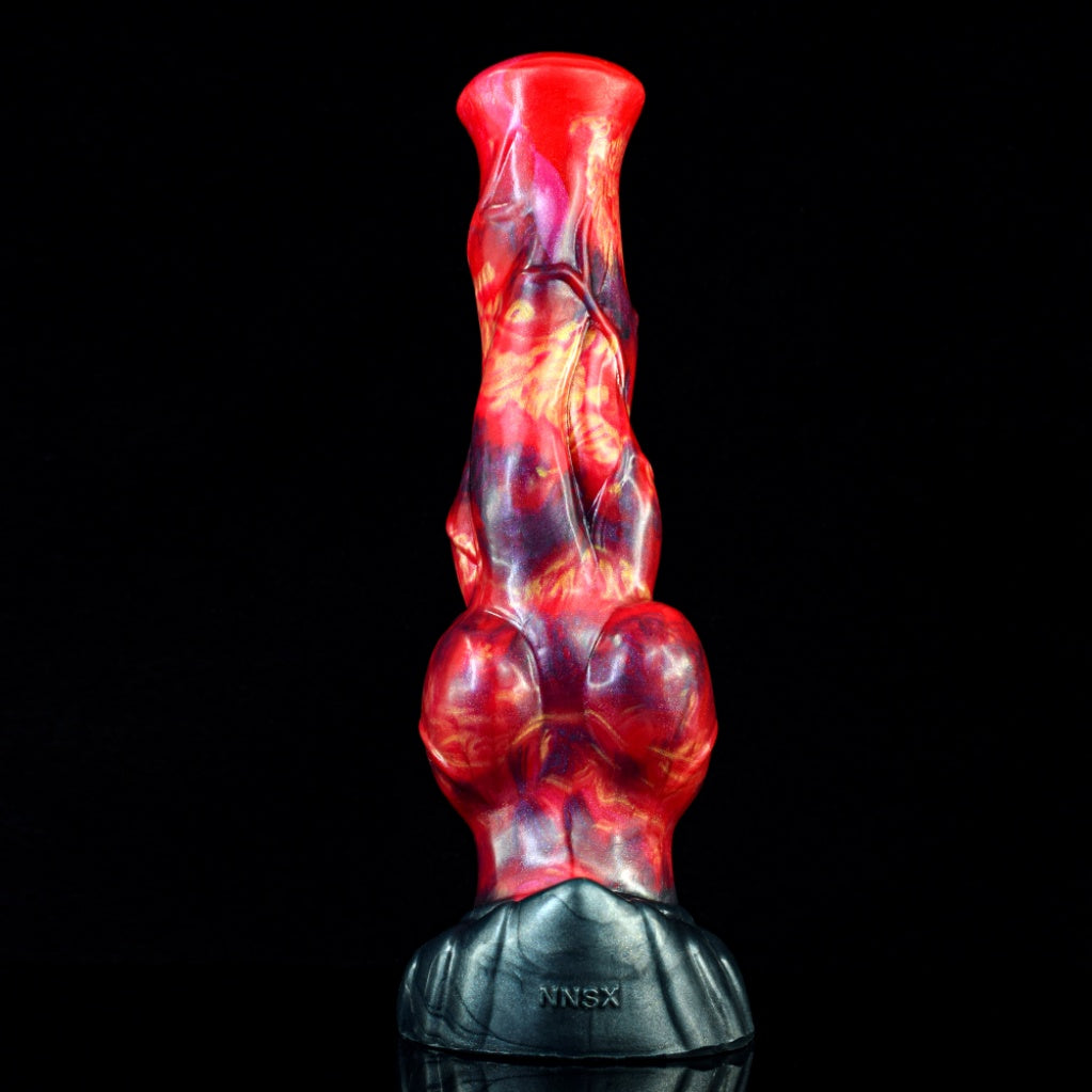 Gode ​​en silicone Infernal Stallion Fantasy Knot Horse Cock - Gode monstre pour une stimulation profonde du point G