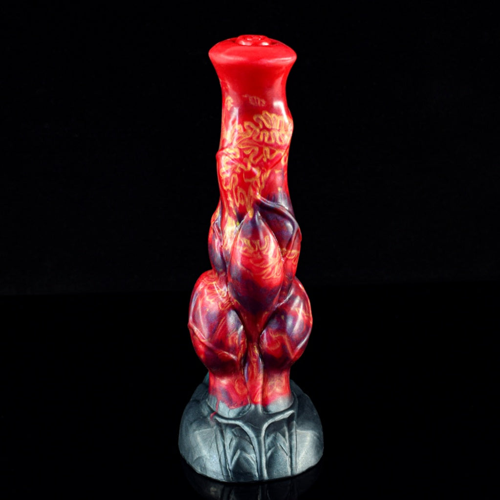 Gode ​​en silicone Infernal Stallion Fantasy Knot Horse Cock - Gode monstre pour une stimulation profonde du point G