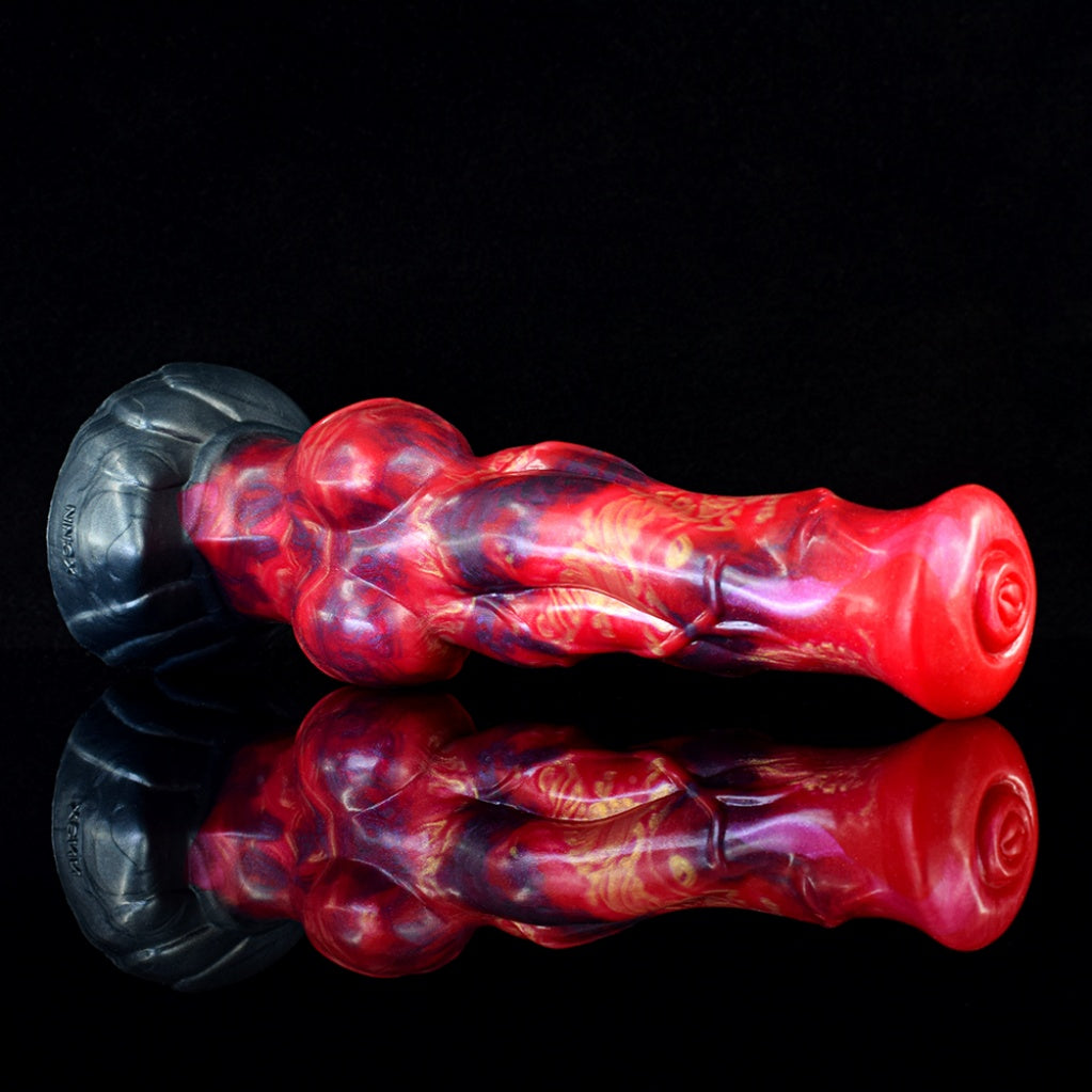 Gode ​​en silicone Infernal Stallion Fantasy Knot Horse Cock - Gode monstre pour une stimulation profonde du point G