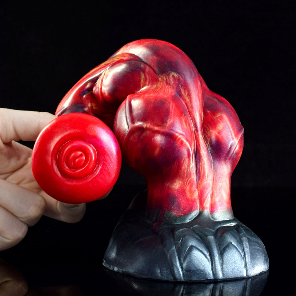 Gode ​​en silicone Infernal Stallion Fantasy Knot Horse Cock - Gode monstre pour une stimulation profonde du point G