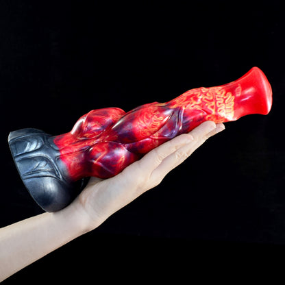 Gode ​​en silicone Infernal Stallion Fantasy Knot Horse Cock - Gode monstre pour une stimulation profonde du point G
