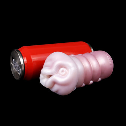 Fantasy Pink Pearl Silicone Pocket Pussy – Spiral Grip Penis Orgasm Massage Male Sex Toy