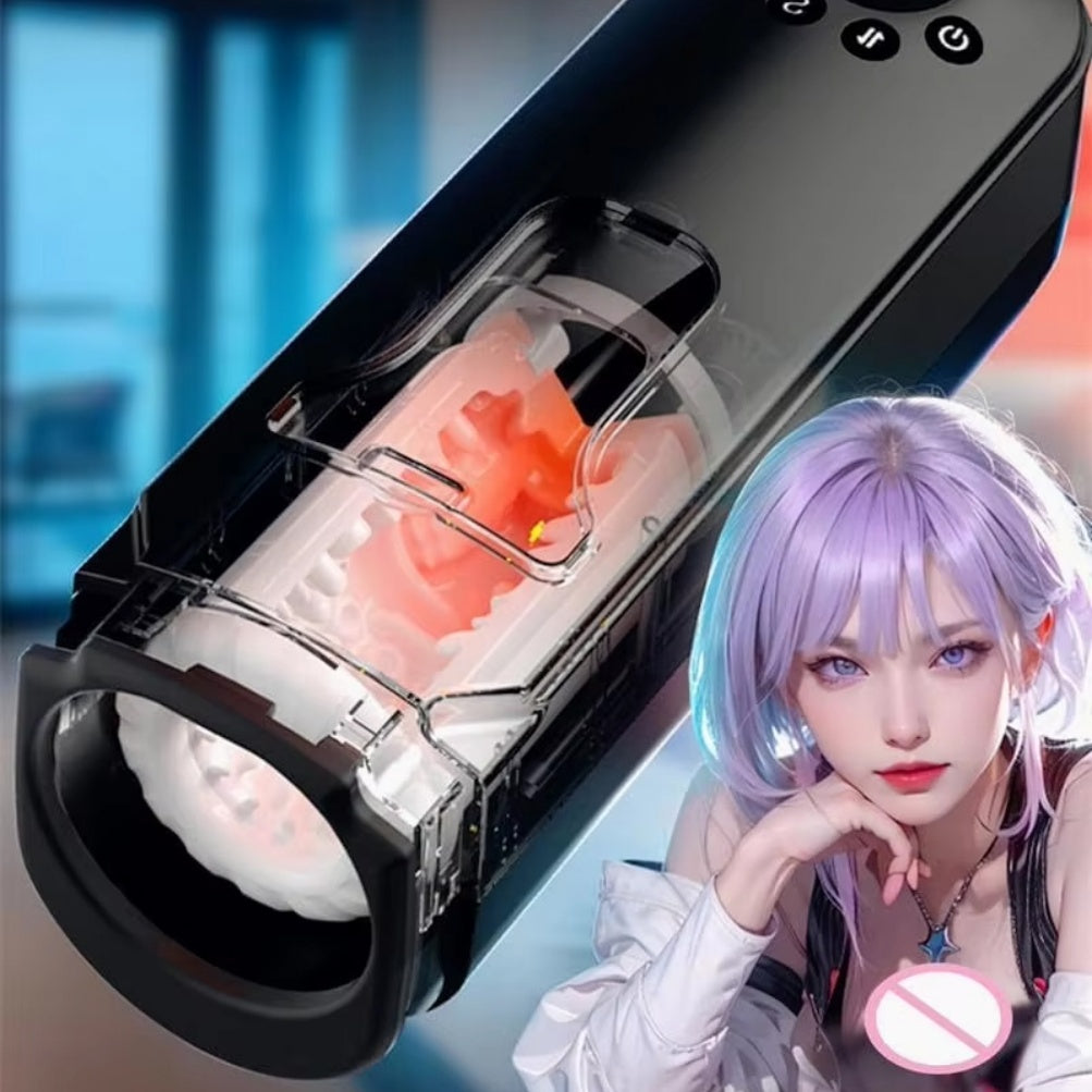 Galaxy-X Smart Silicone Penis Massage Thrusting Blowjob Cup -Insert Vibration Male Sex Toys