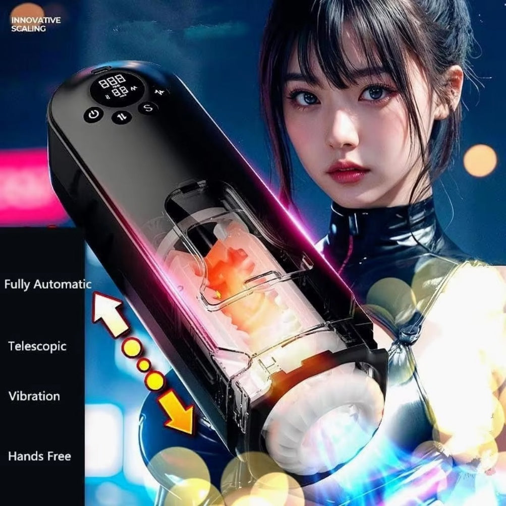 Galaxy-X Smart Silicone Penis Massage Thrusting Blowjob Cup -Insert Vibration Male Sex Toys