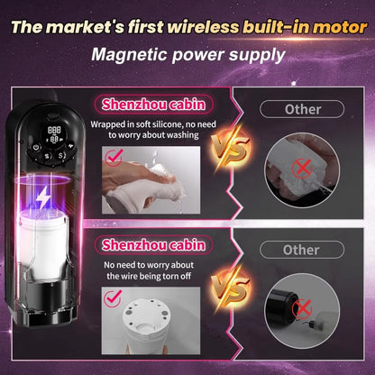 Galaxy-X Smart Silicone Penis Massage Thrusting Blowjob Cup -Insert Vibration Male Sex Toys