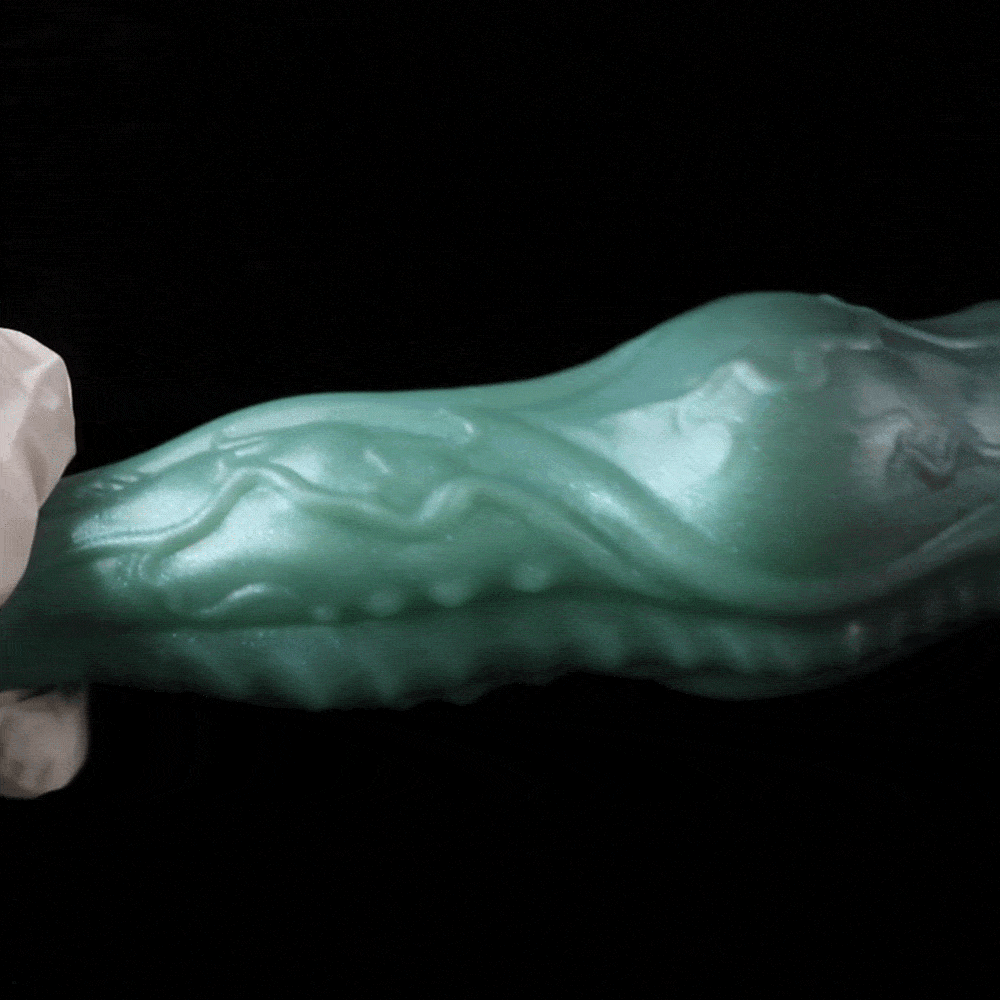 8.26 in Fantasy Knot Cock Sleeve & Penis Extender for Men - Virex, the Moonbound Hound