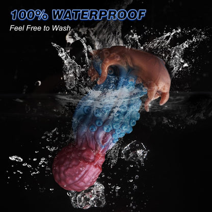 Realistic Octopus Fantasy Silicone Anal Dildo – Stimulating Anus & Vagina Orgasmic Massage Sex Toys for Women