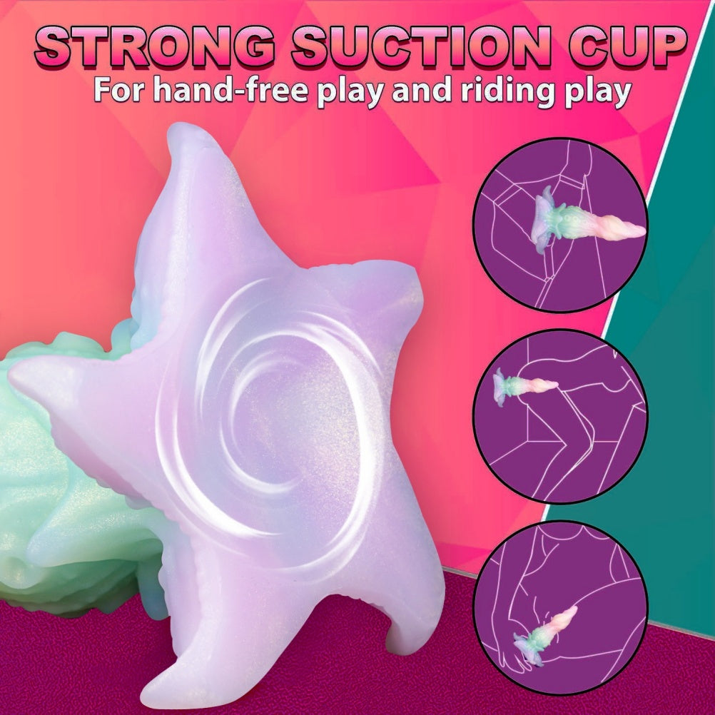 Fantasy Starfish Suction Cup Tentacle Dildo – Hands-Free Alien Monster Sex Toy for Orgasmic Massage