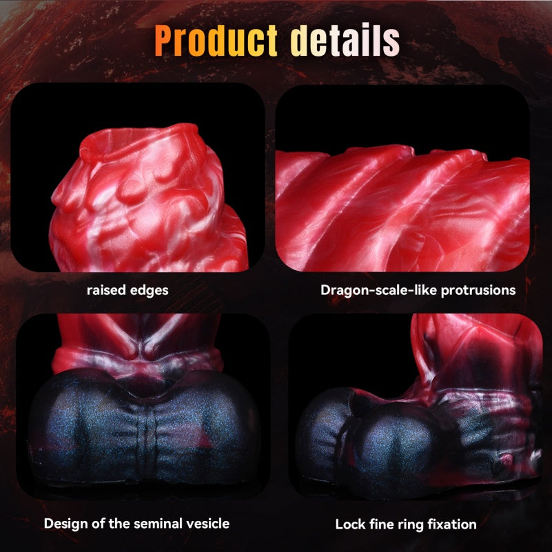 Spiral Silicone Fantasy Vibrating Cock Sleeve - Male Penis Extension and Ejaculation Control Sex Toys