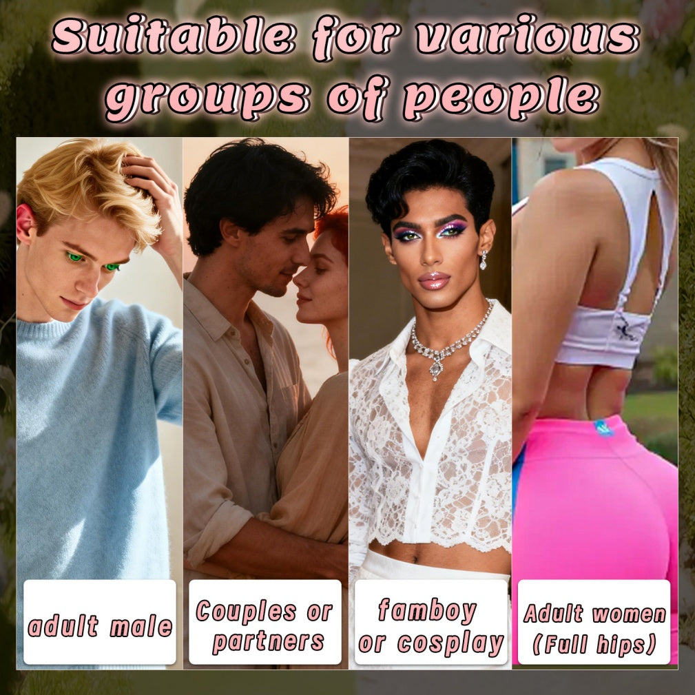 Realistic Wearable Fake Vagina Panties-Platinum Silicone Pussy Pants for Crossdressing & Immersive Roleplay