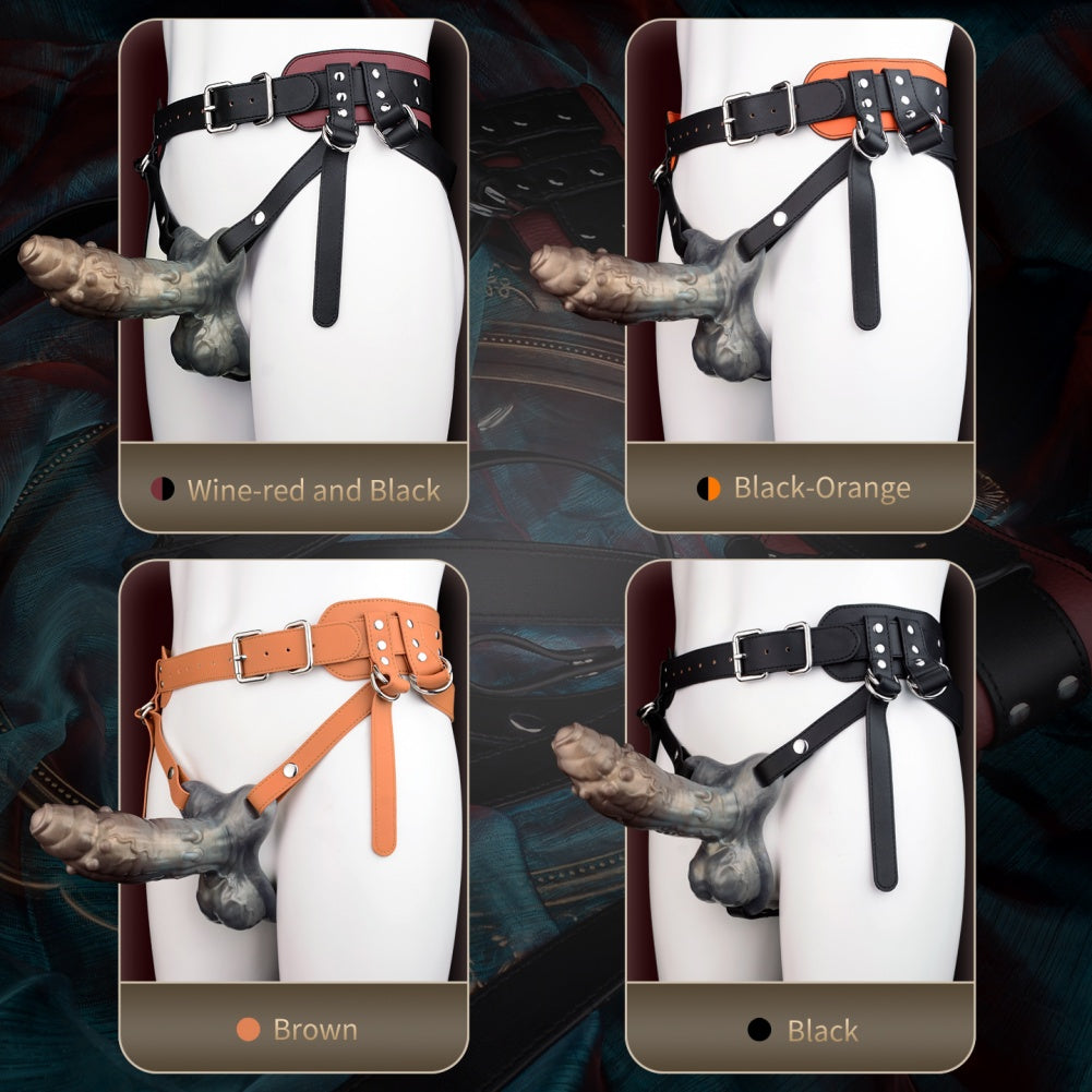 Wearable Monster Strap On Cock Sleeve – Canine Penis Extender & Stamina Training Male Sex Toys